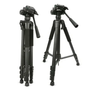 Trípode Profesional Cámara Celular 3 Secciones + Soporte + Funda 1.50Mt GUC-520