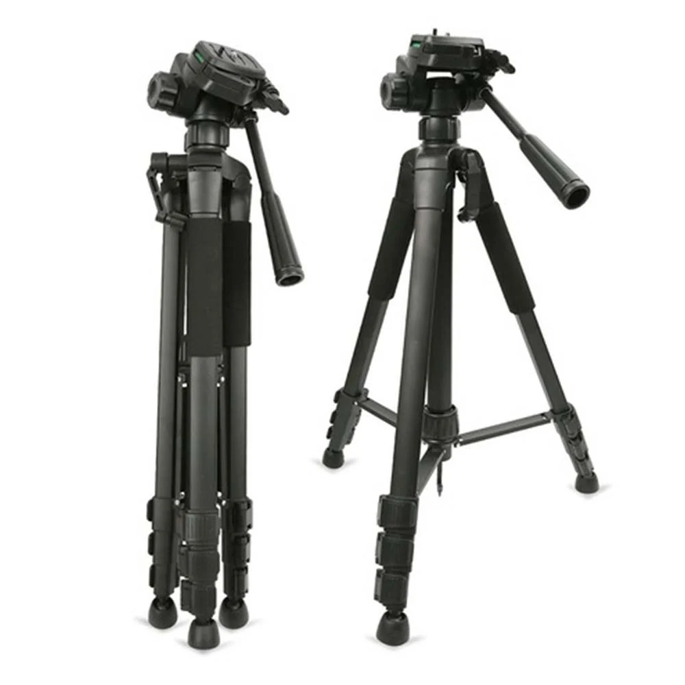 Trípode Profesional Cámara Celular 3 Secciones + Soporte + Funda 1.50Mt GUC-520 - Imagen 2